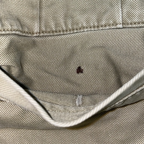 CABELA’S khakis fully flannel lined pants button zipper fly tan cozy size 14 reg - Picture 13 of 14